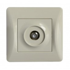 Πρίζα SAT Δορυφορική Μπεζ Lineme H-Series 50-00117-30